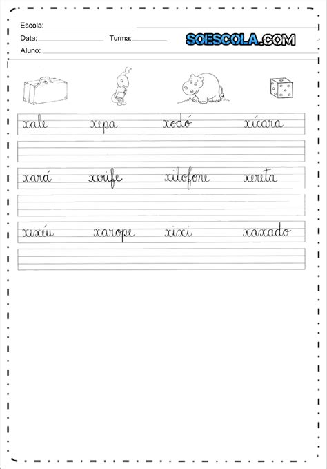 Atividades Com Letra Cursiva Para 2o Ano Para Imprimir