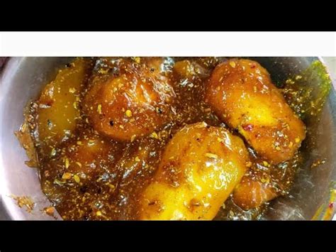 Gur Am Recipe Tok Jhal Misti Bengali Style Amer Achar Youtube