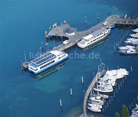 Luftbild Uhldingen Mühlhofen Passagier und Fahrgastschiff Insel