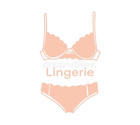 Lingerie Logo Or Women S Underwear Silhouette Stock Illustration Illustration Of Sign Logo