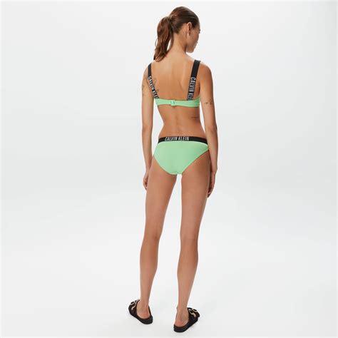 Calvin Klein Kadın Yeşil Bikini Üstü KADIN Mayo Bikini SuperStep