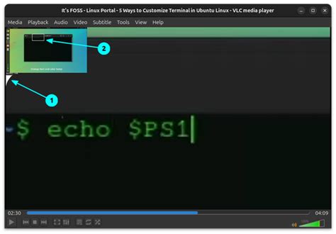 how to zoom in vlc player
