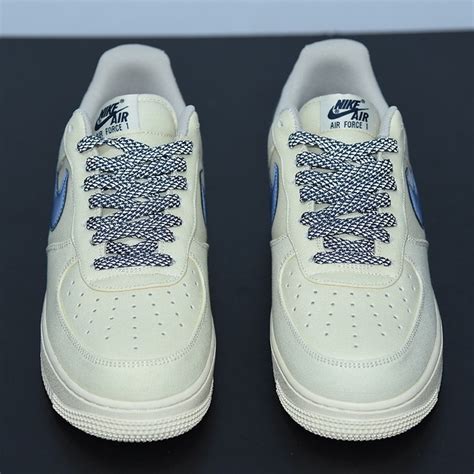 Mua Giày AF canvas navy Giày thể thao Air Force vải kem vệt xanh thiết kế độc lạ nam nữ hot