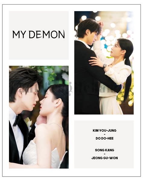 My Demon K-drama Poster DIGITAL DOWNLOAD Wall Art Print - Etsy