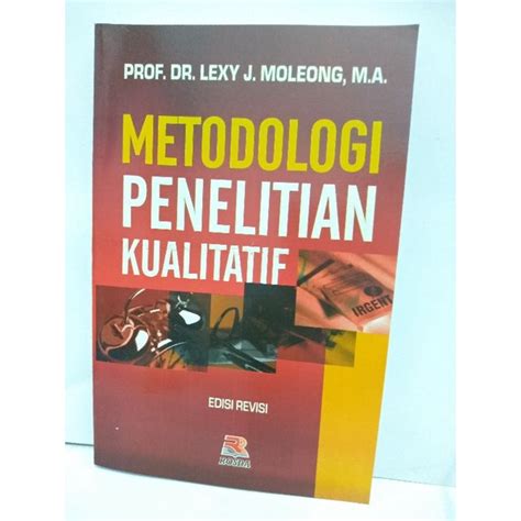 Jual Buku Metodologi Penelitian Kualitatif Shopee Indonesia