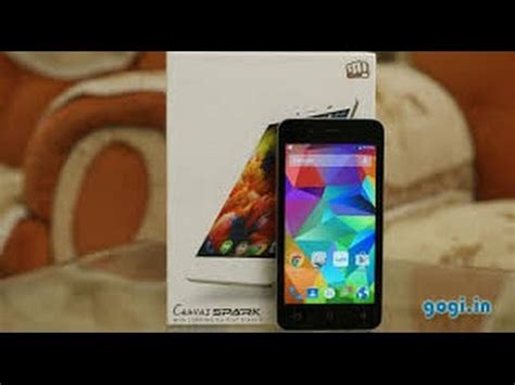 Micromax Canvas Spark Q Unboxing And Hands On Youtube