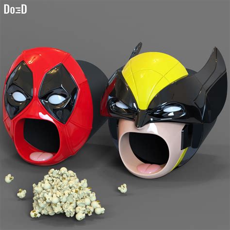 Deadpool & Wolverine 2024 Popcorn Bucket - Ciel Mozelle