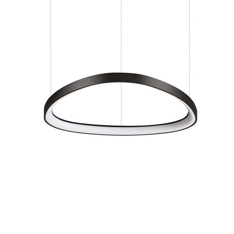 Ideal Lux Gemini Plafonnier Suspendu Led Int Gr Dali Cm Noir Lm