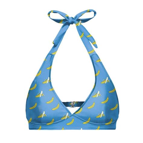 Banana Heaven Halter Neck Bikini Top Aloha From Deer Wolf Badger