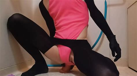 Sissy Kuroko Steckt Langen Dildo In Ihren Arsch Ein Der Einen Rosa