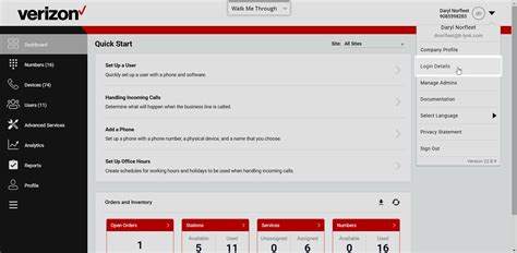 Username and Password - Verizon Business Digital Voice