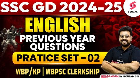 Ssc Gd English Ssc Gd English Previous Year Questions