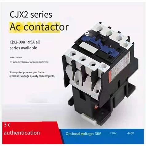 Chint Ac Contactor Cjx Normally Closed Three Phase V V V