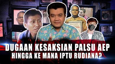 Sindiran Reza Indragiri Pada Iptu Rudiana Aep Soal Dugaan Kesaksian