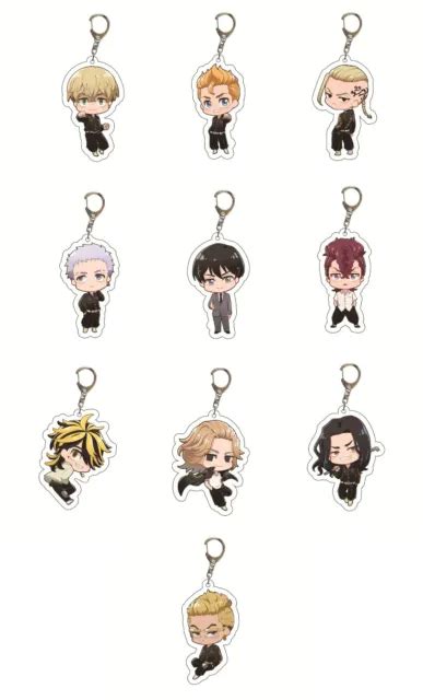 Tokyo Revengers Anime Character Keyring Keychain Keyfob New