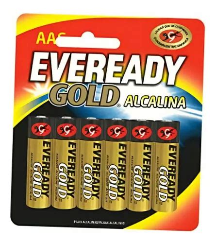 Energizer Pila Eveready Gold Aa Pilas Dorado Negro Mercadolibre