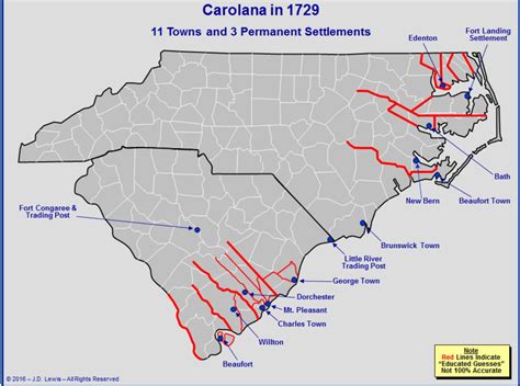 The Royal Colony Of South Carolina The Towns And Settlements In 1760