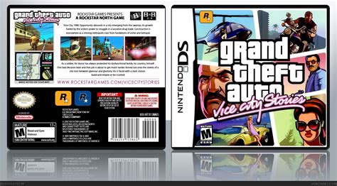 Viewing full size Grand Theft Auto: Vice City Stories box cover