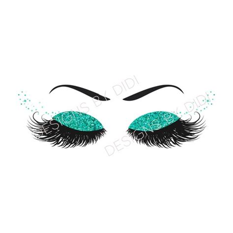 Instant Download Gold Foil Lash Clipart Gold Lashes Clip Etsy