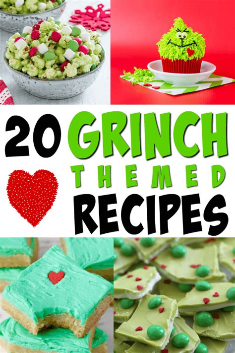 20 Fun Grinch Inspired Recipes Christmas Themed Desserts Grinch