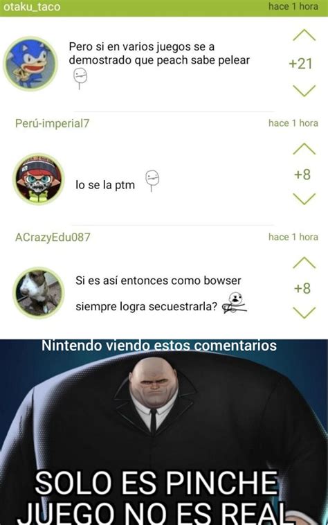 Hablando En Serio Como Peach Logra Secuestrala Meme Subido Por Dr