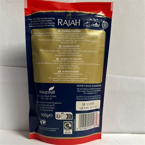 Rajah Paprika Powder 100gm The Indian Store