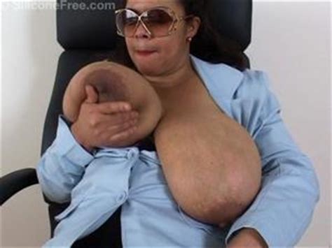 Mariachi SiliconeFree Hot Puerto Rican MILF GIGANTIC Hanging Titties Part 1 2