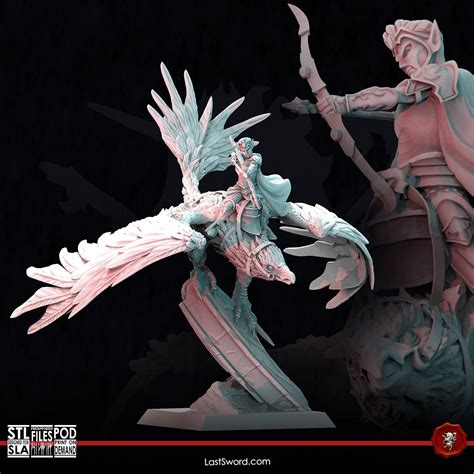 A huntress of the skies, the Queen... - Last Sword Miniatures