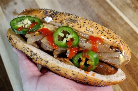 Seattle Style Sausage Sandwich Printable Recipe Bounded By Buns