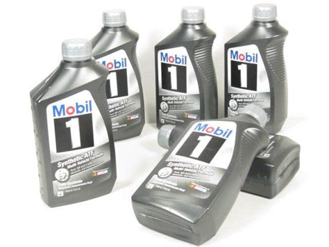 Mobil 1 Synthetic Automatic Transmission Fluid ATF 6 1-Quart Bottles ...