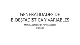 Estadistica Y Bioestadistica Ppt