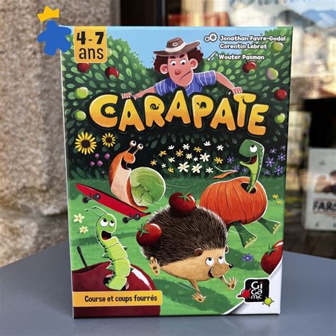 Carapate Jeu de société et de course 4 ans et Meepland