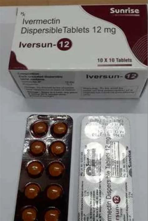 Iversun Ivermectin Tablets Mg At Rs Strip Of Tablets In