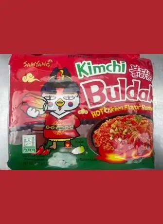 Samyang Buldak Hot Chicken Flavour Ramen Kimchi Clickhalal
