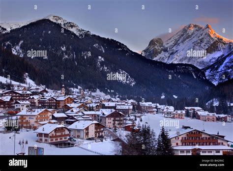 canazei winter  res stock photography  images alamy