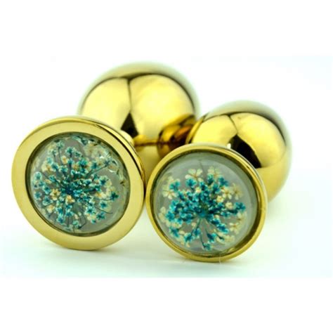 Gold Anal Plug Anus Beads Butt Massager Crystal Star Color Colorful Jewelry Base