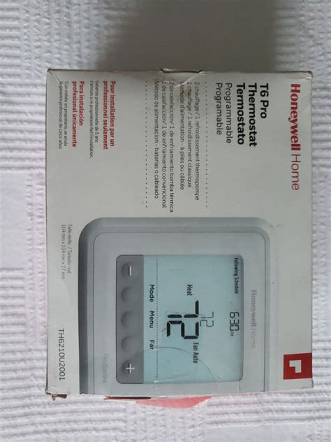 Honeywell T6 Pro Programmable Thermostat Th6210u2001 85267554404 Ebay