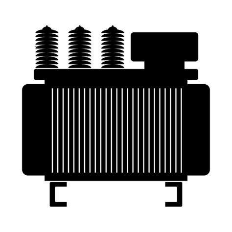 Icono De Transformador El Ctrico De Alto Voltaje Vector Premium