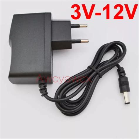 Ac Adapter Dc 3v 4 5v 5v 6v 7 5v 8v 9v 10v 12v 500ma 1a Power Supply 5