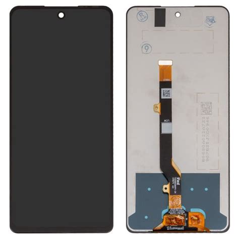 LCD Compatible With Tecno Pova LH N Spark Pro Infinix Hot Note Black Without