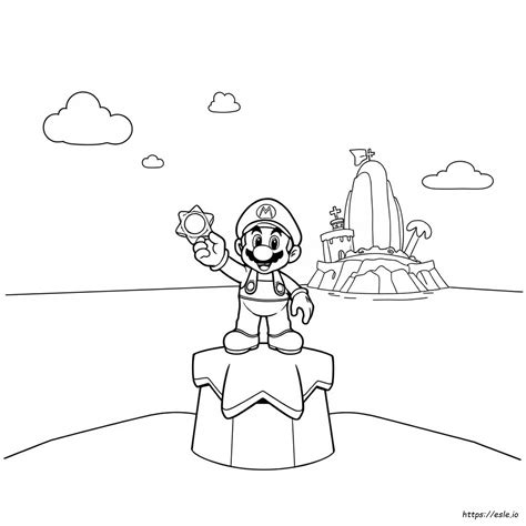 Mario Odyssey Coloring Pages Free
