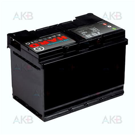 Купить Автомобильный аккумулятор HARD EFB 70 Ач 720A о.п. (278x175x190 ...