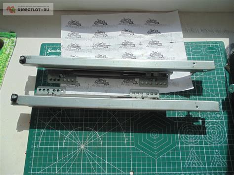 2 шт. Шариковые направляющие скрытого типа 470 мм Clip-on полного ...