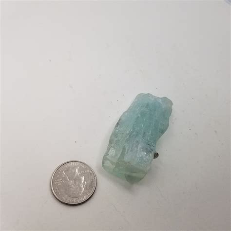 Large Aquamarine Crystal With Mica Inclusions 0030 Etsy