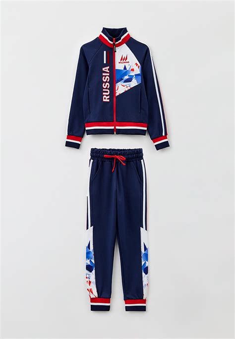 Костюм спортивный Wildwins, цвет: синий, MP002XB026LI — купить в ...