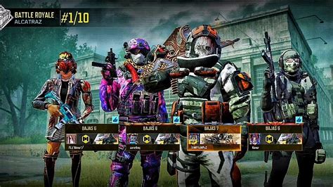 Call Of Duty Mobile Rendimiento Battle Royale Alcatraz T