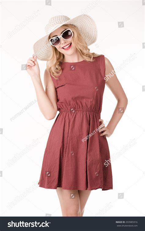 Portrait Beautiful Blonde Woman Stock Photo 203985916 Shutterstock