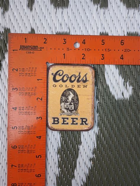 Coors Golden Beer Magnet Coors Beer Fridge Magnet Bar Etsy