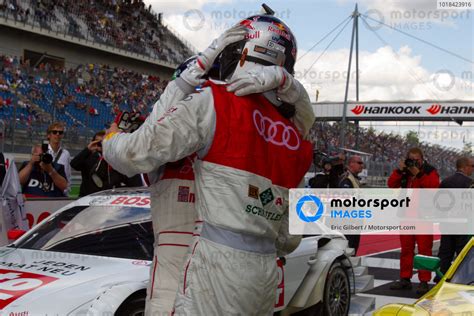 Race Winner Martin Tomczyk Ger Audi Sport Team Phoenix Celebrates