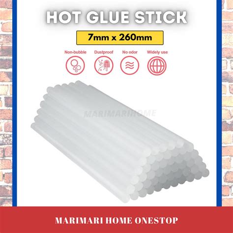Mm X Mm Non Toxic Hot Glue Stick Glue Gun Refill Transparent Heat Gun Melt Glue High Batang